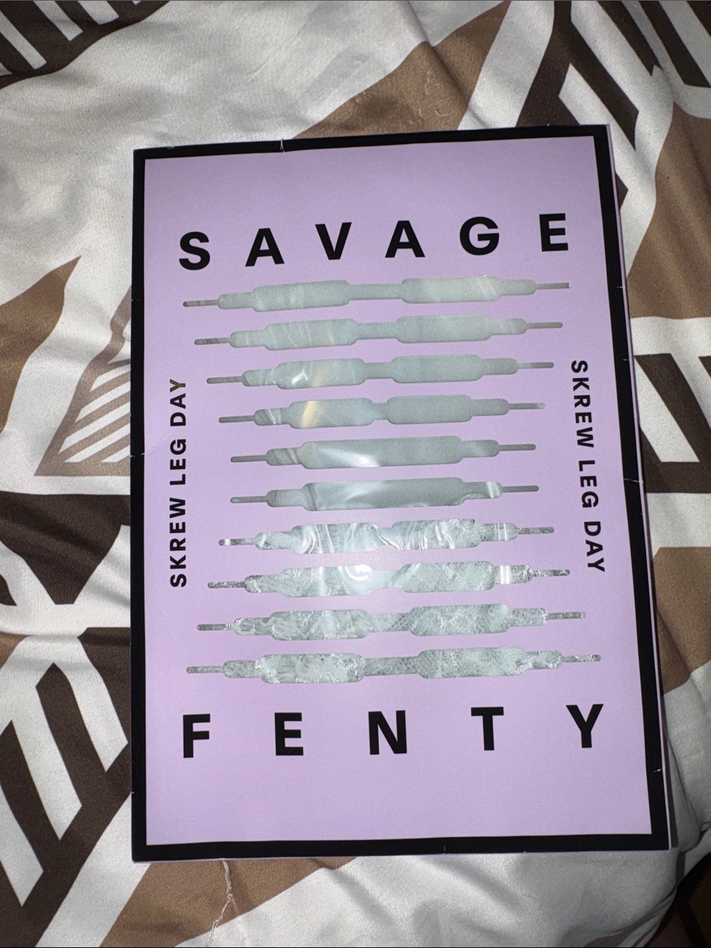 Fenty Beauty sky blue thigh high stocking